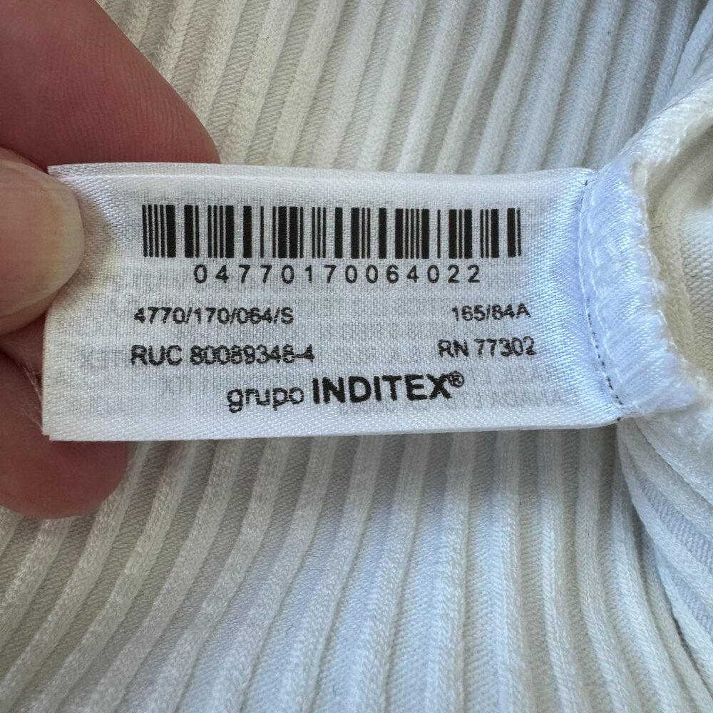 ZARA Ribbed Knit Peplum Tank – Size S – Never Worn - Picture 10 of 13